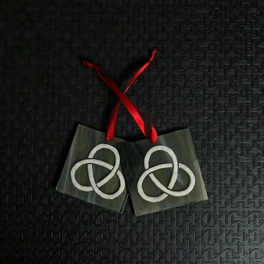 Custom Fused Glass Christmas Ornaments