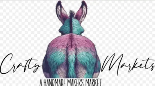 Handmade Fused Glass Earrings at Crafty Ass Markets in Ontario