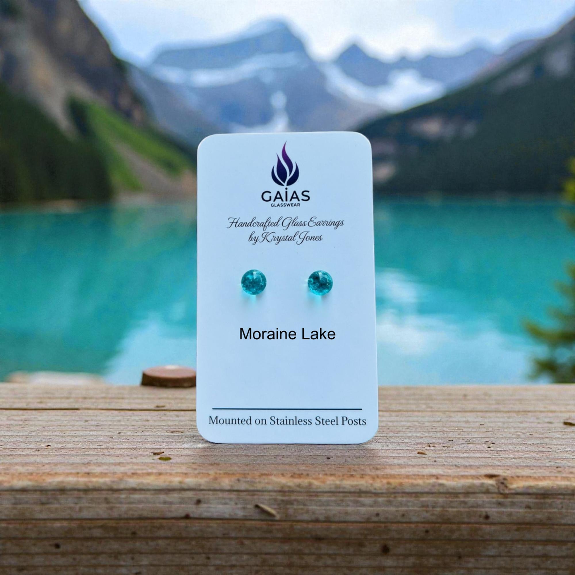 Fused Glass Stud Earrings