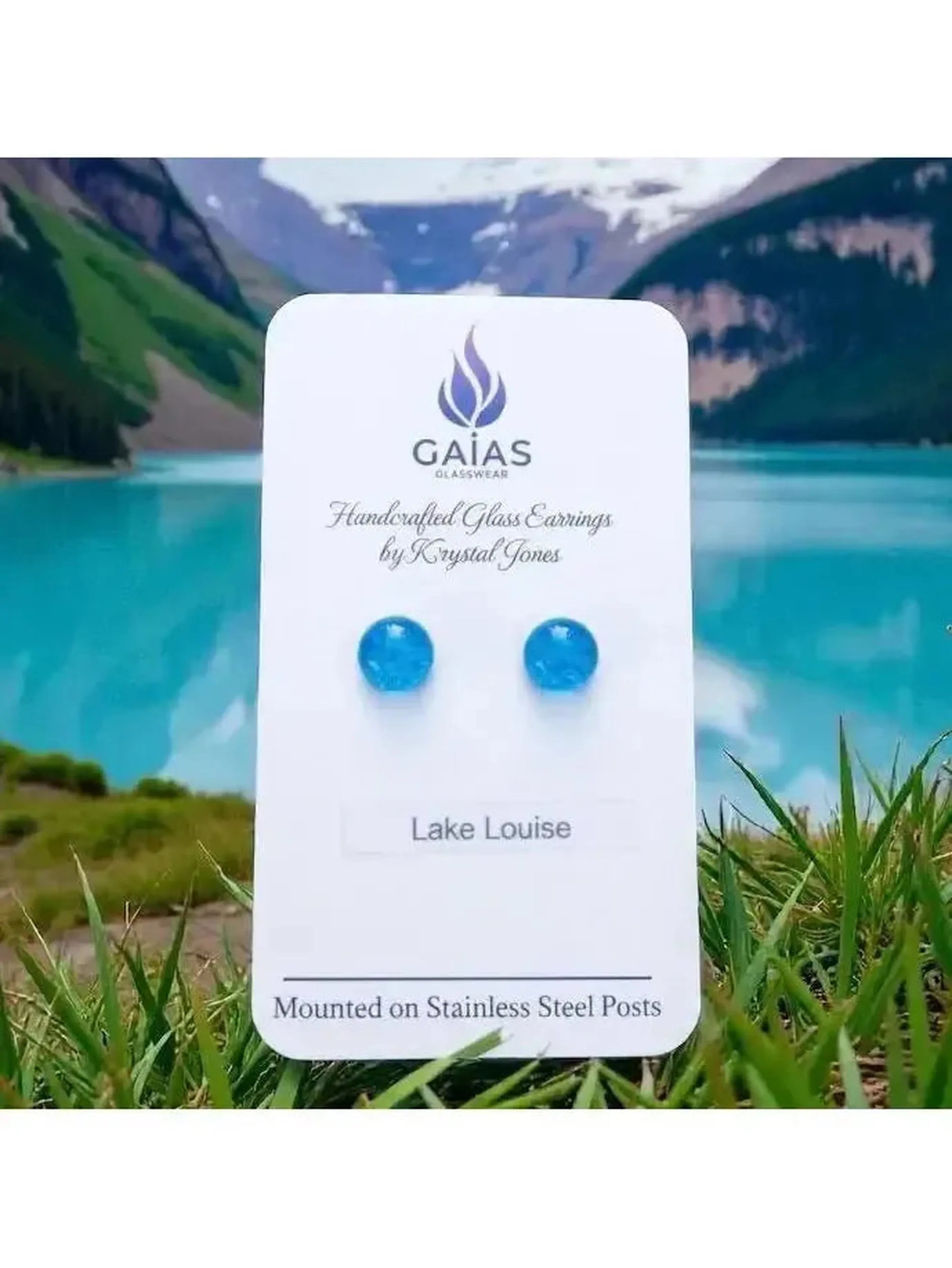 Lake Louise | Fused Glass Earring