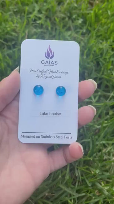 Lake Louise | Fused Glass Earring